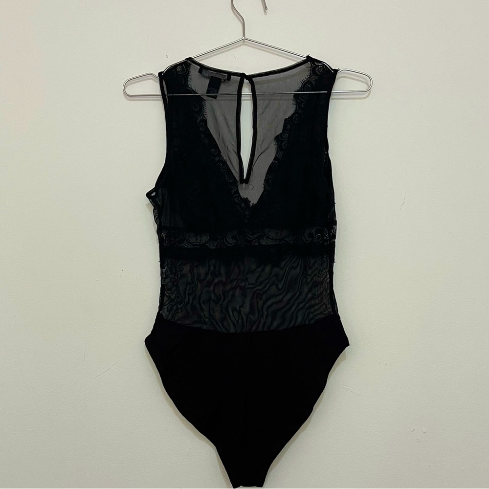 Black Lace Body Suit